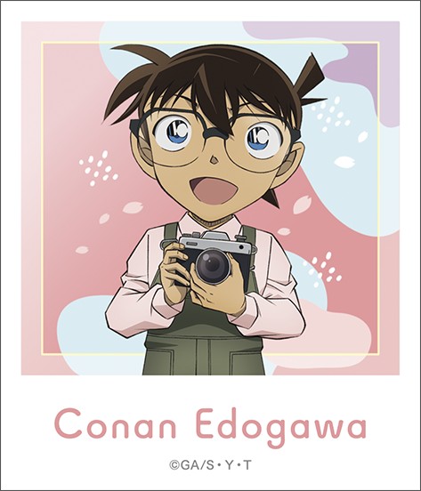 名探偵コナン ステッカー／江戸川コナン、お花見